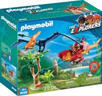 PLAYMOBIL The Explorers 9430 Helikopter mit Flugsaurier