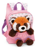 NICI 49853 Rucksack mit Roter Panda Plüschtier