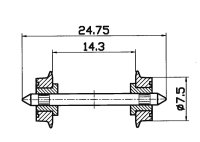 ROCO 40189 DC-NEM-Normradsatz Spur H0