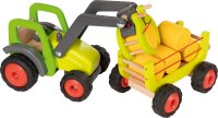 goki 55887 Frontlader mit Heuwagen 55 cm