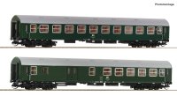 ROCO Set 2 mit zwei Reisezugwagen Bauart Y/B 70 der DR...