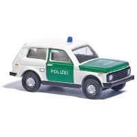 BUSCH Lada Niva Polizei 87110 Automodell 1:120