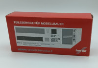 HERPA 084512 Kühlkoffer-Auflieger mit Palettenkasten, 2 Stück LKW-Bausatz 1:120